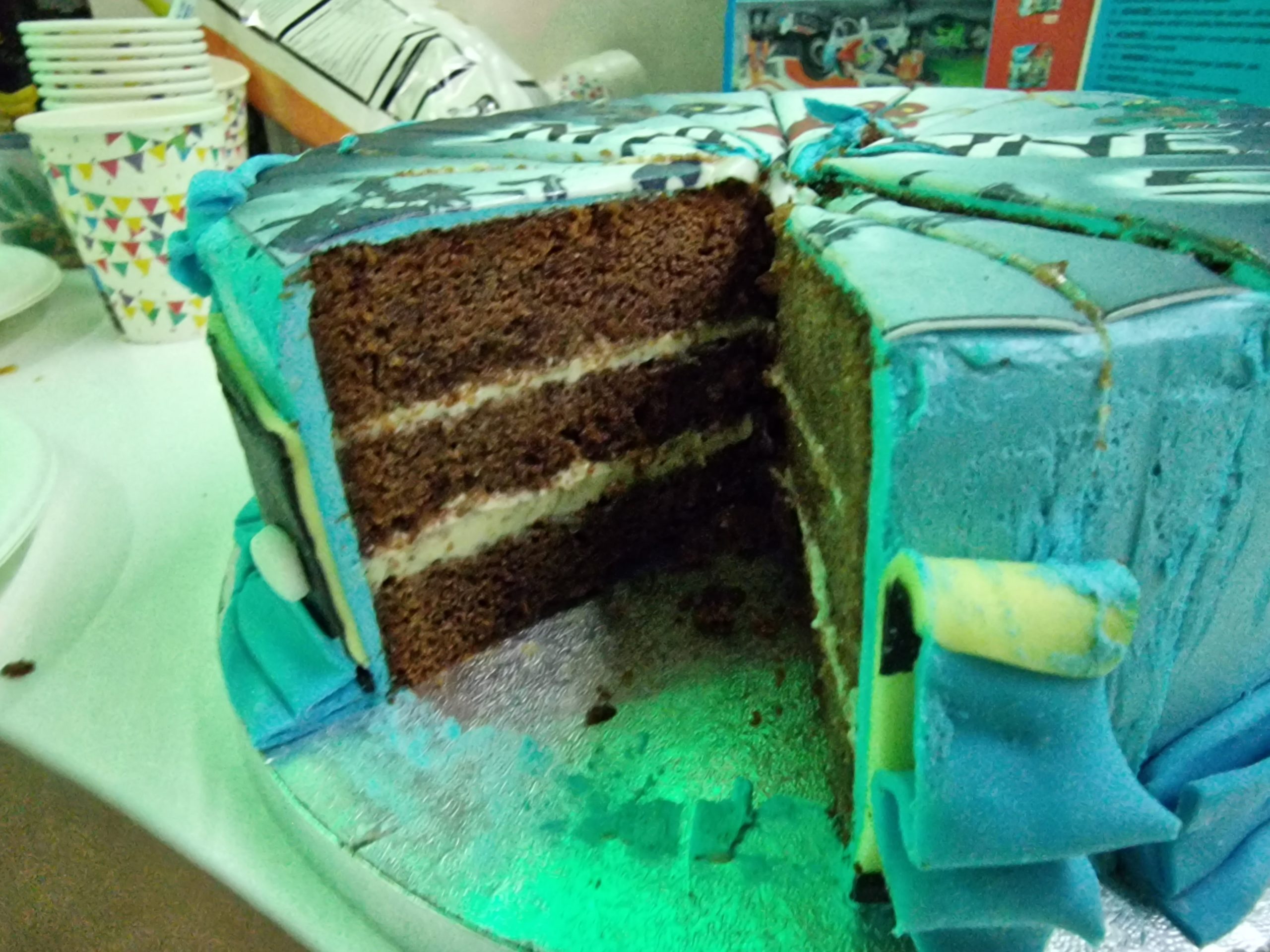 gateau ninjago vert